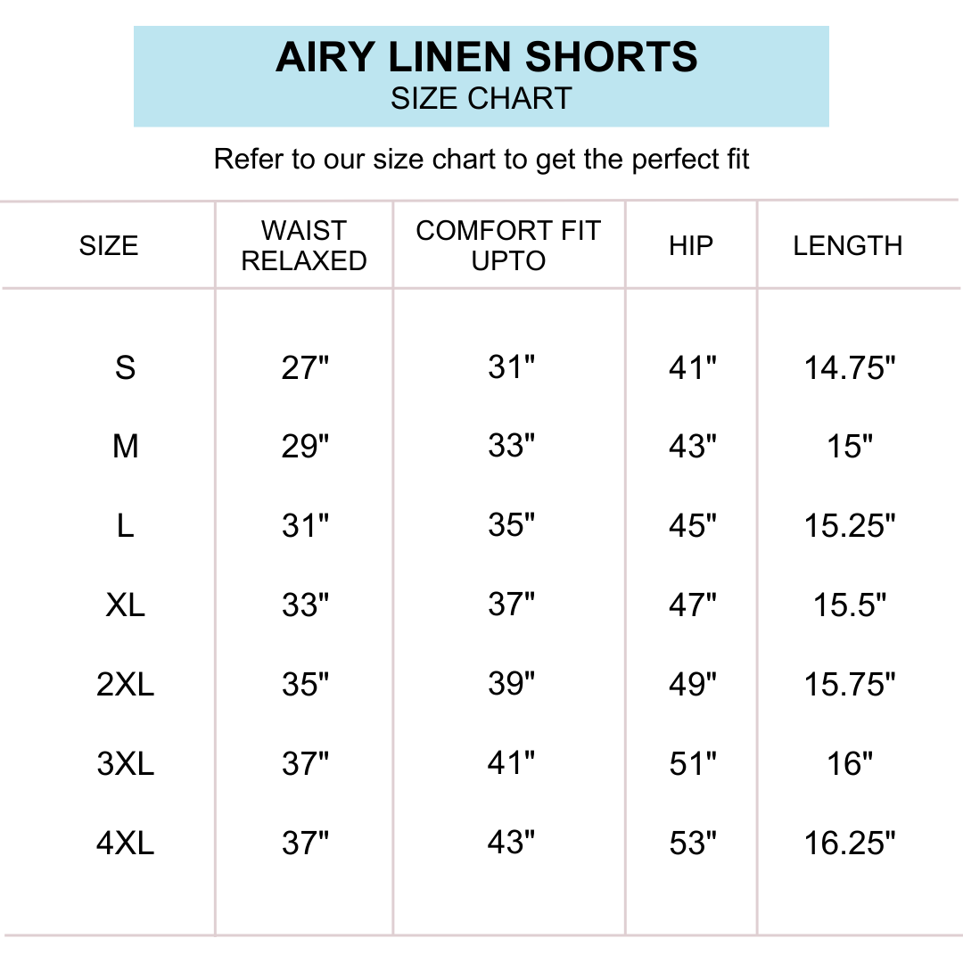 Ecru Airy Linen Shorts
