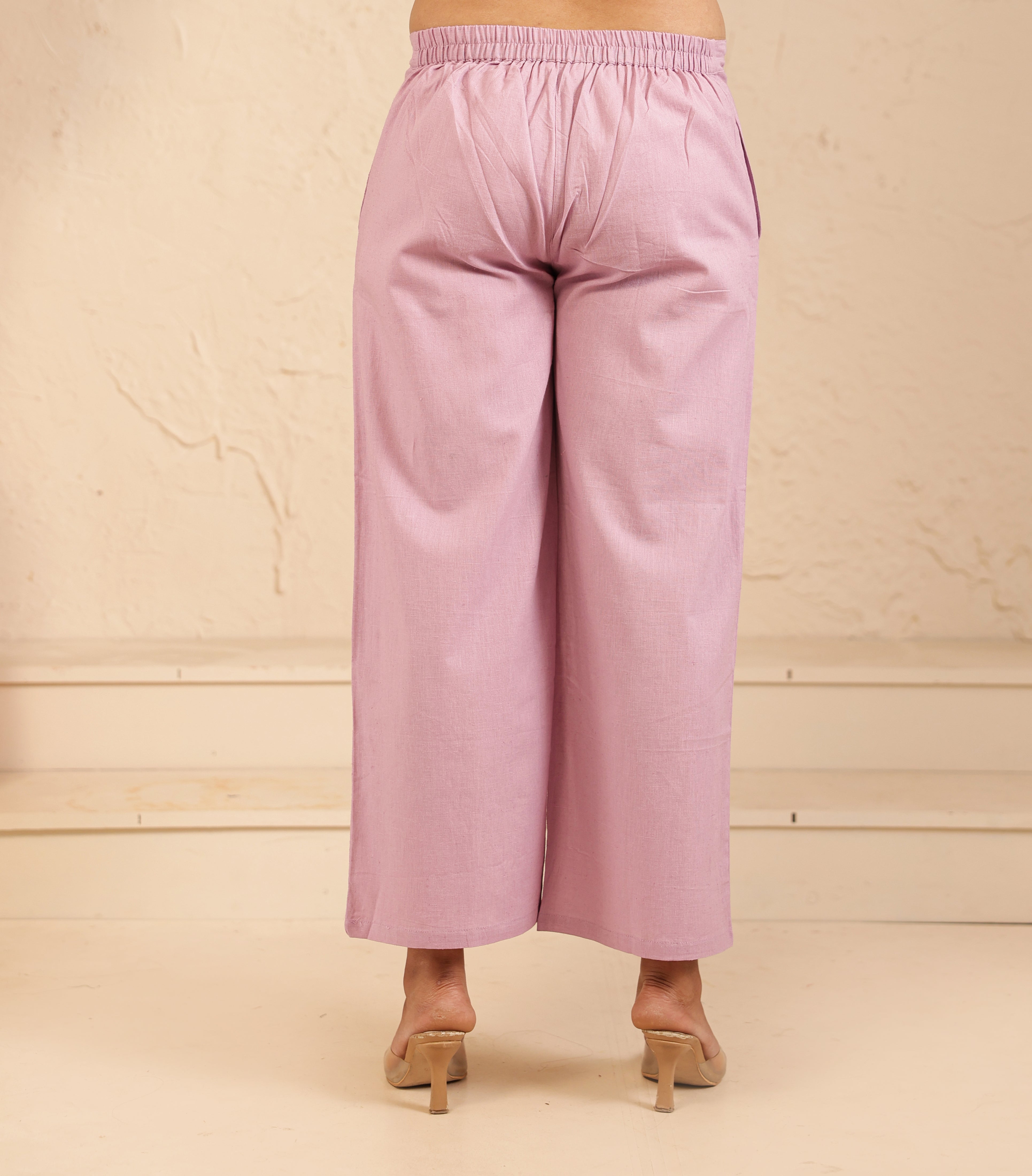 Lilac Airy Linen Long Kurta Co-ord Set