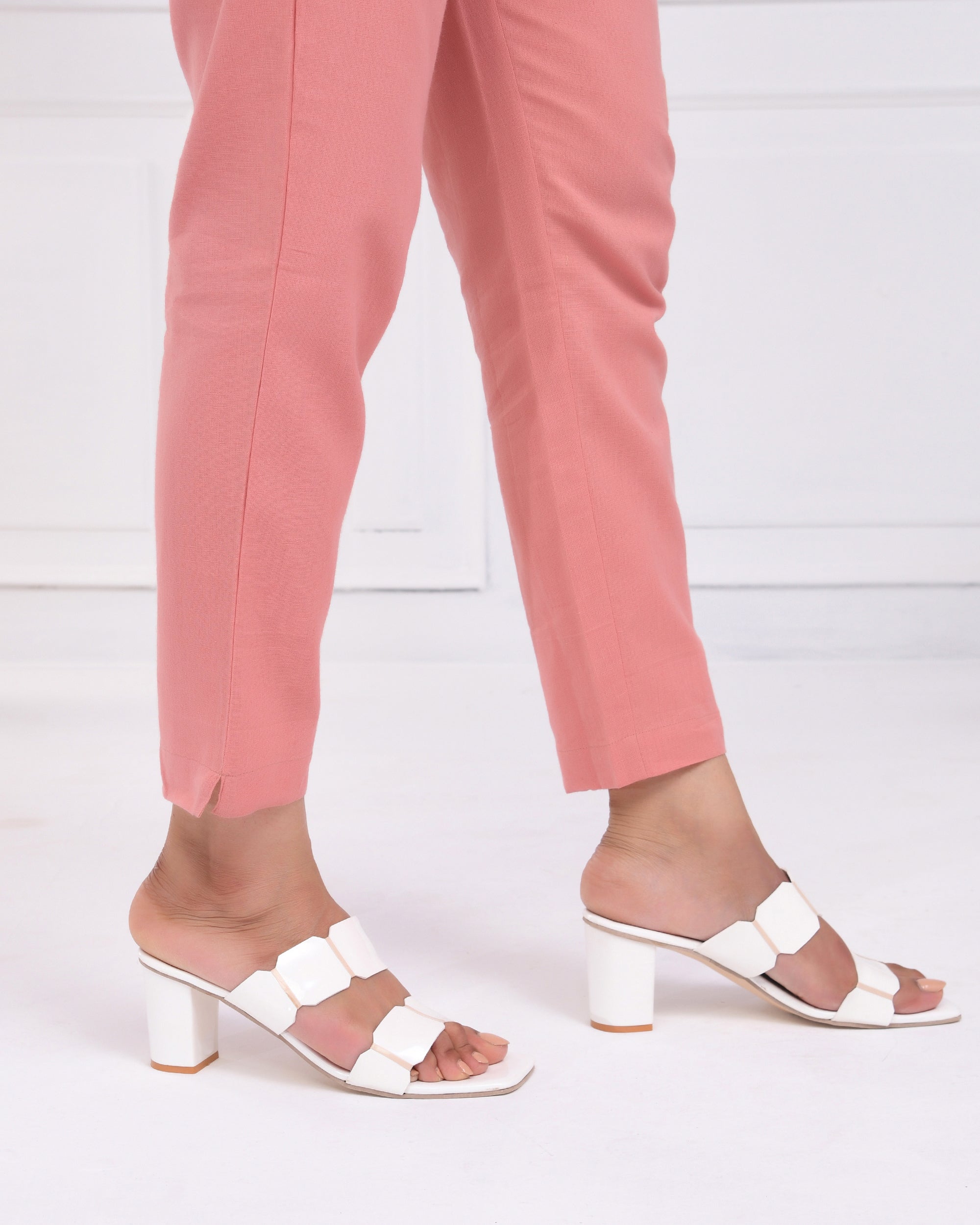 Rose Taupe Airy Linen Pant