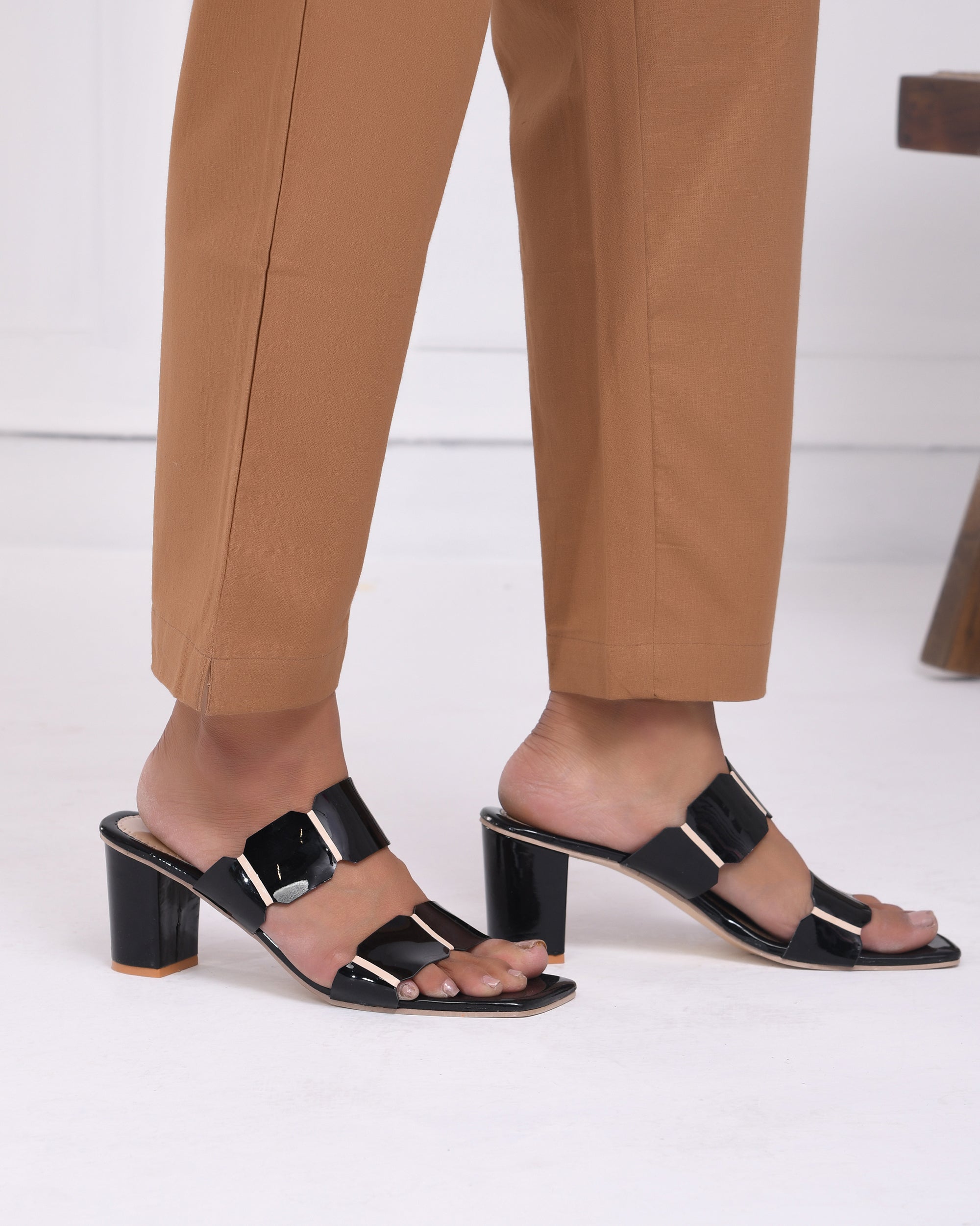 Camel Brown Cotton Pants