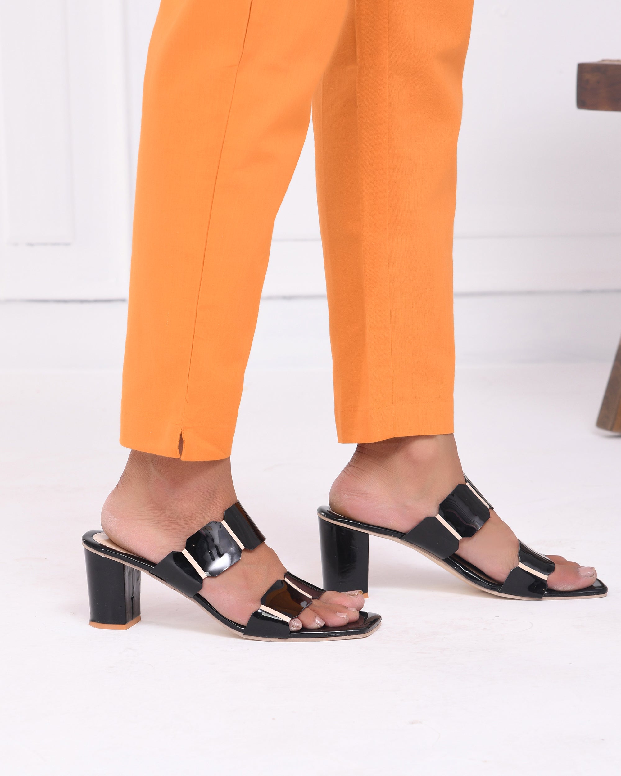 Messy Mustard Cotton Pants