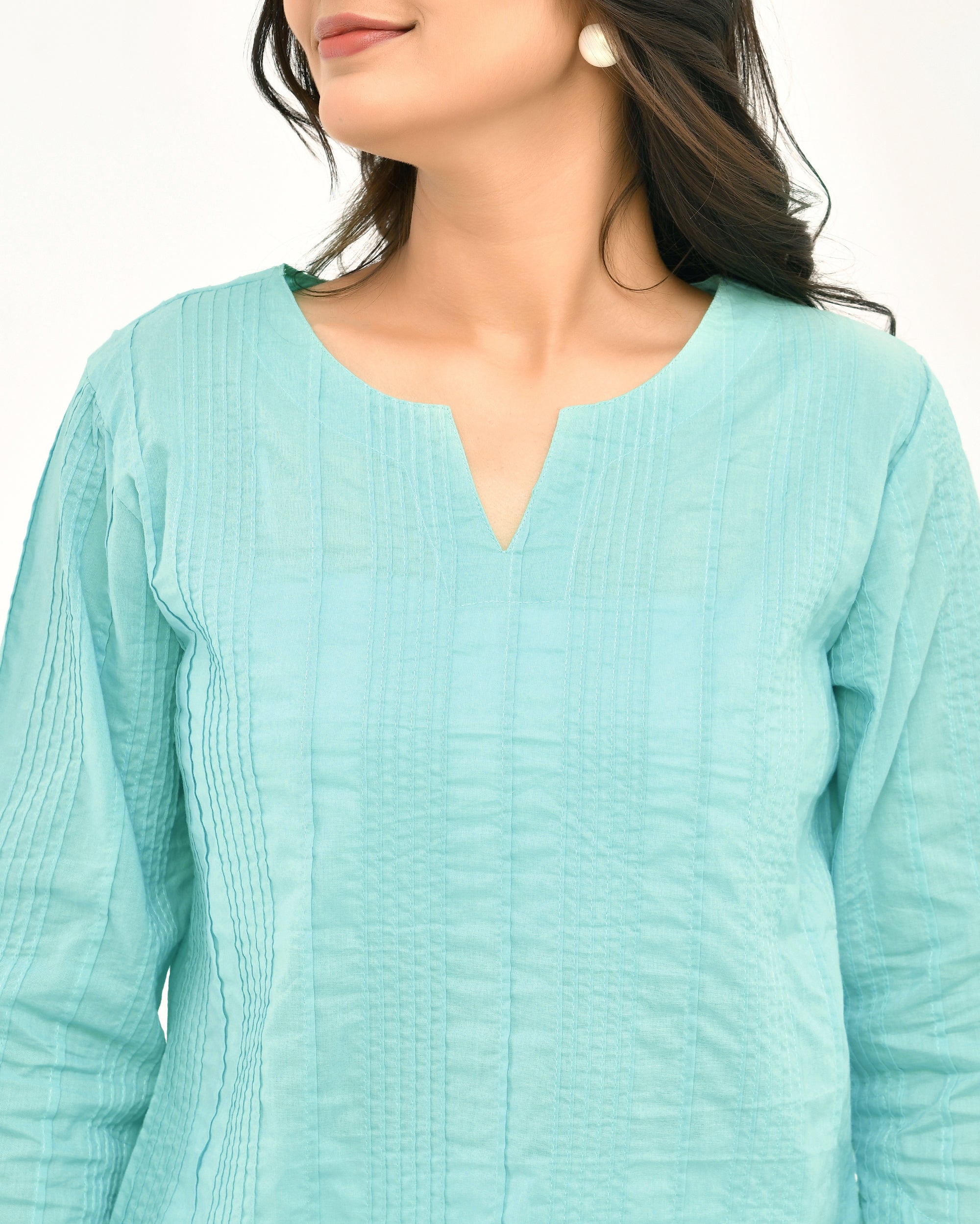 Aqua Everyday Cotton Top