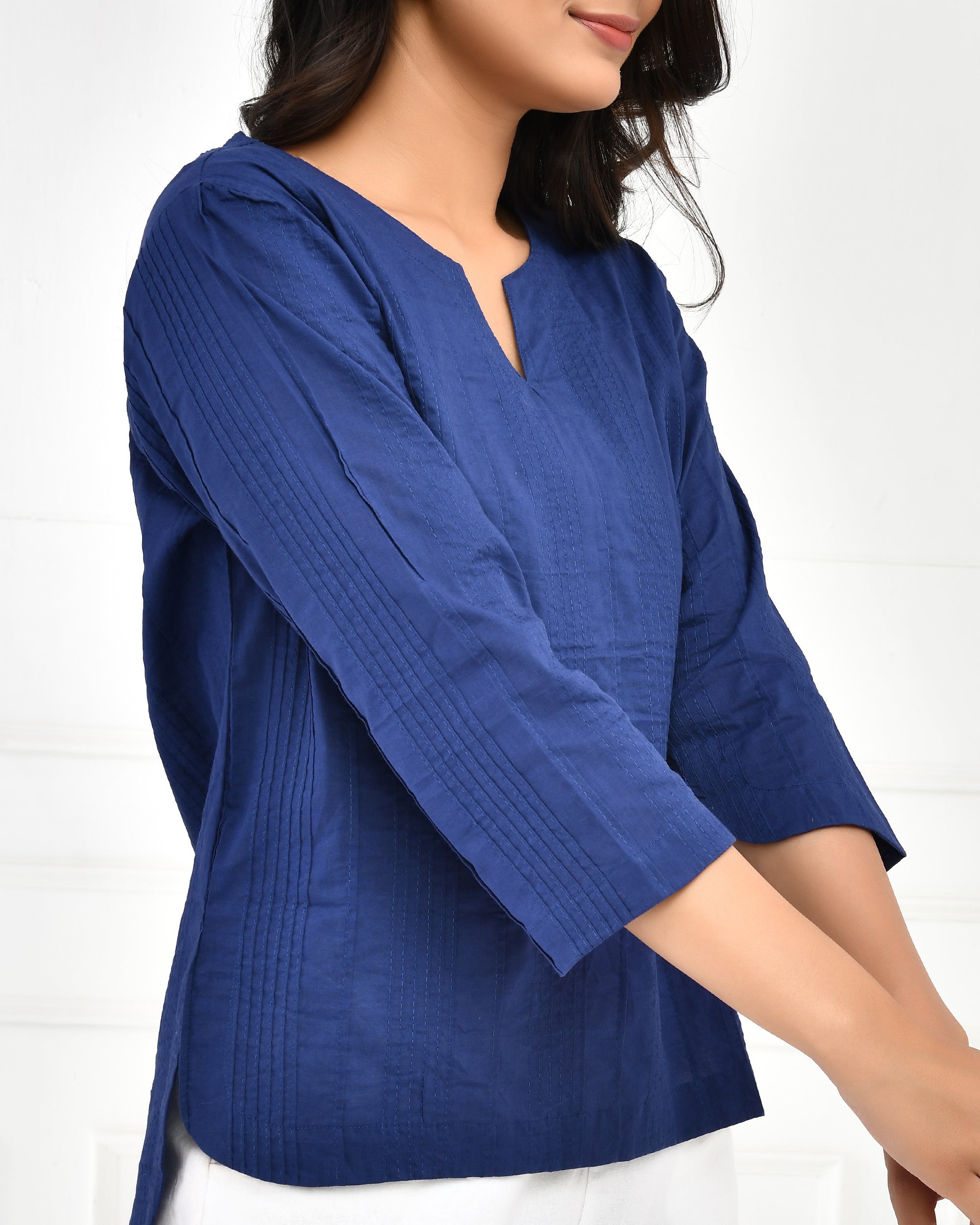 Royal Blue Everyday Cotton Top