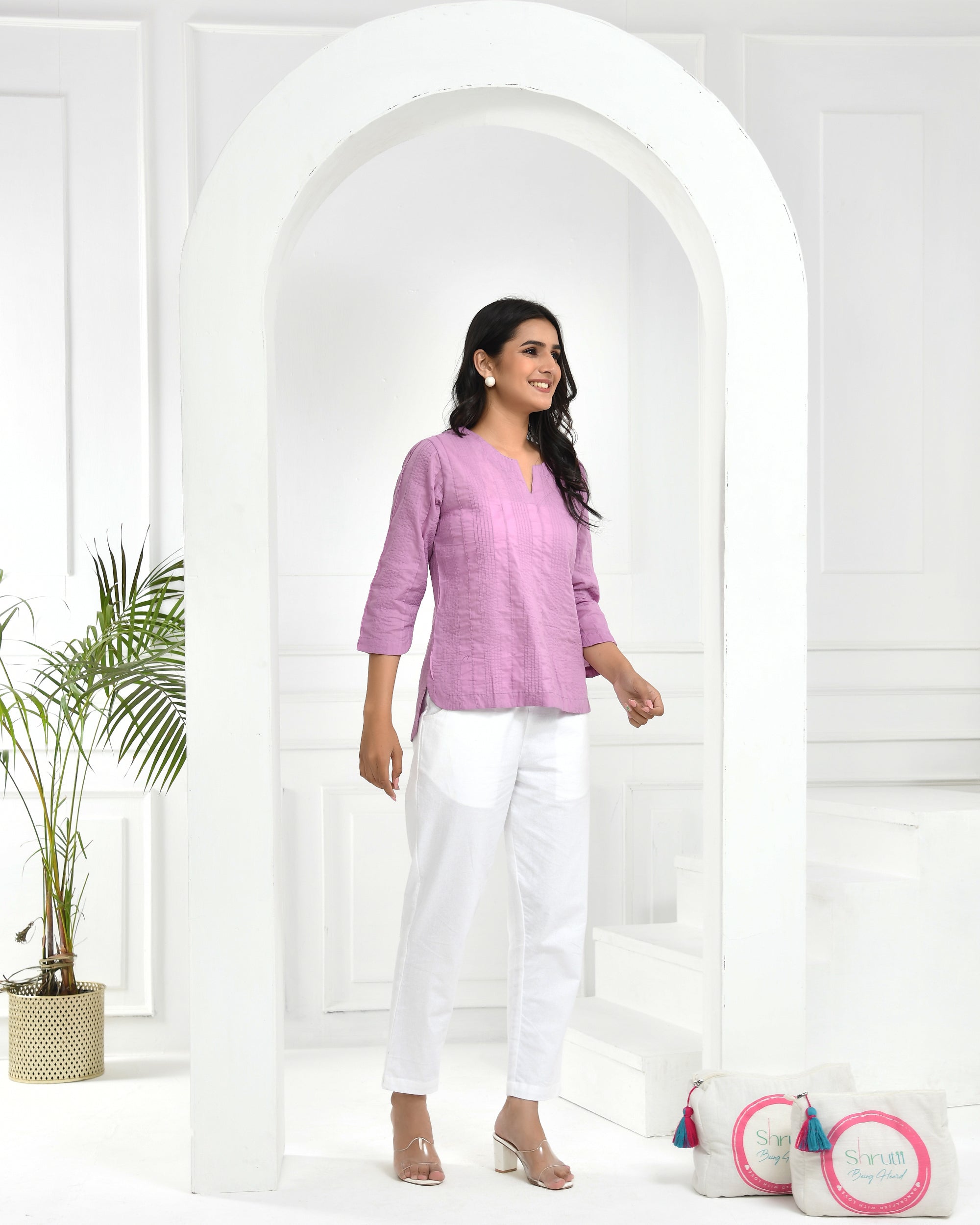 Lilac Everyday Cotton Top