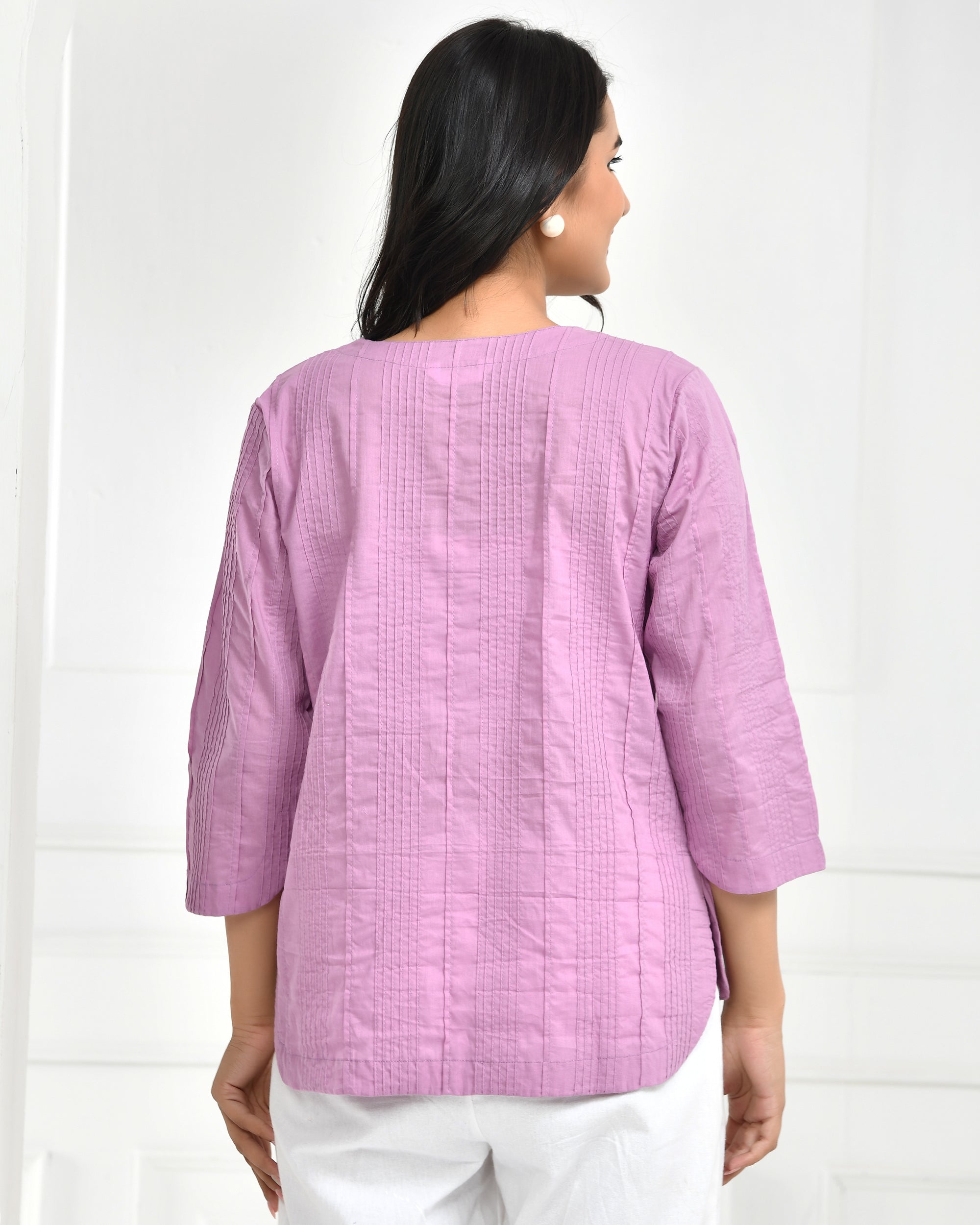 Lilac Everyday Cotton Top