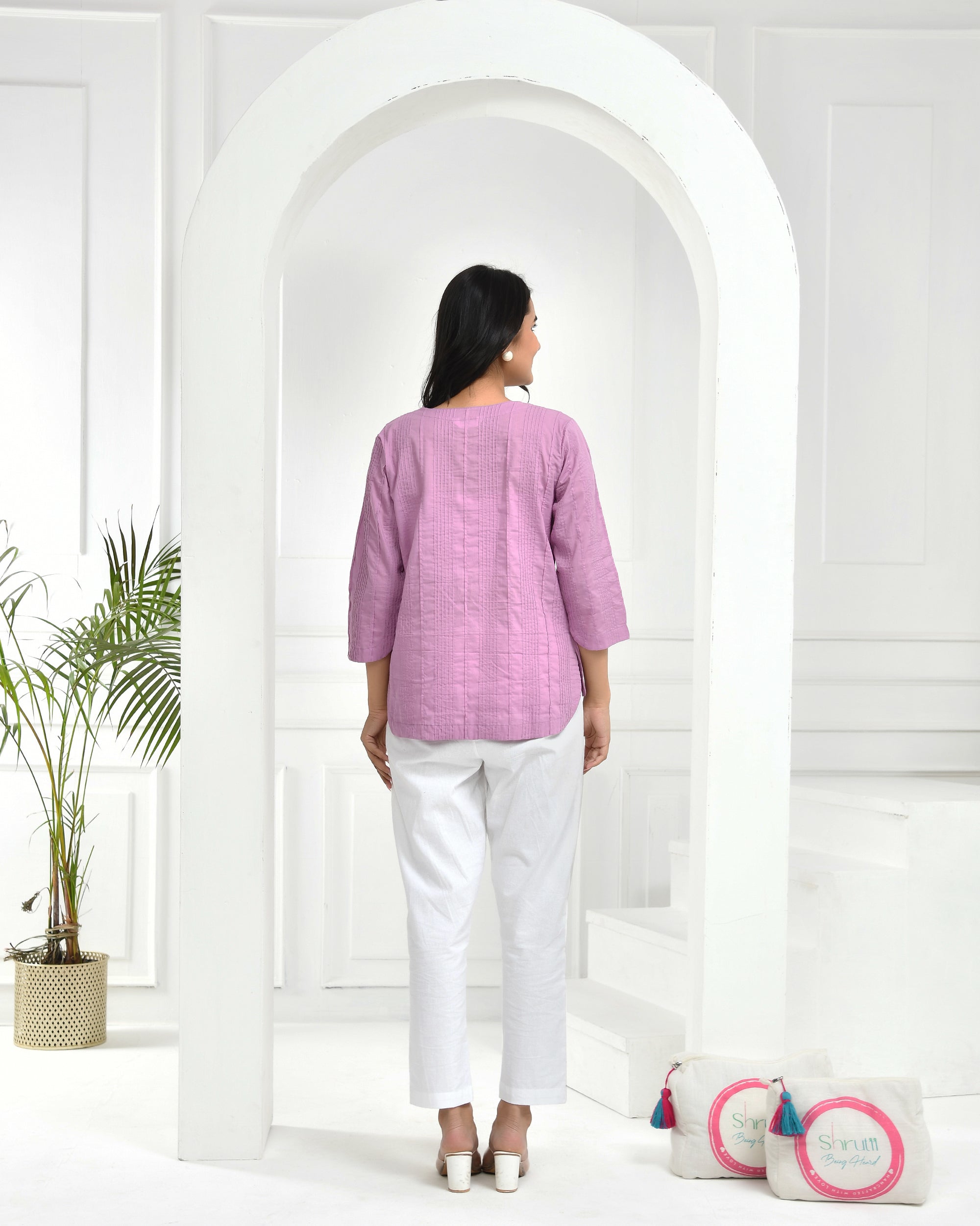 Lilac Everyday Cotton Top