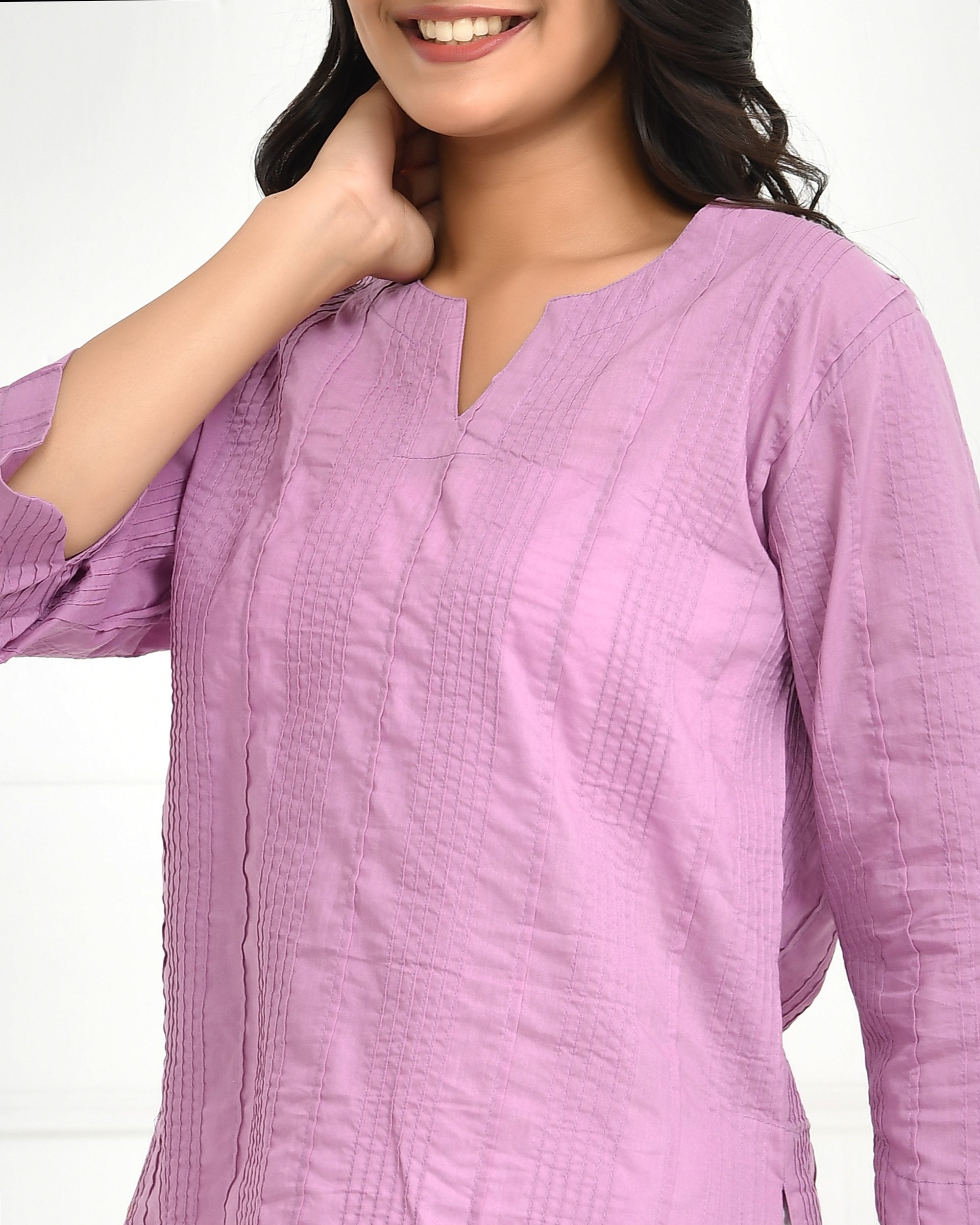 Lilac Everyday Cotton Top