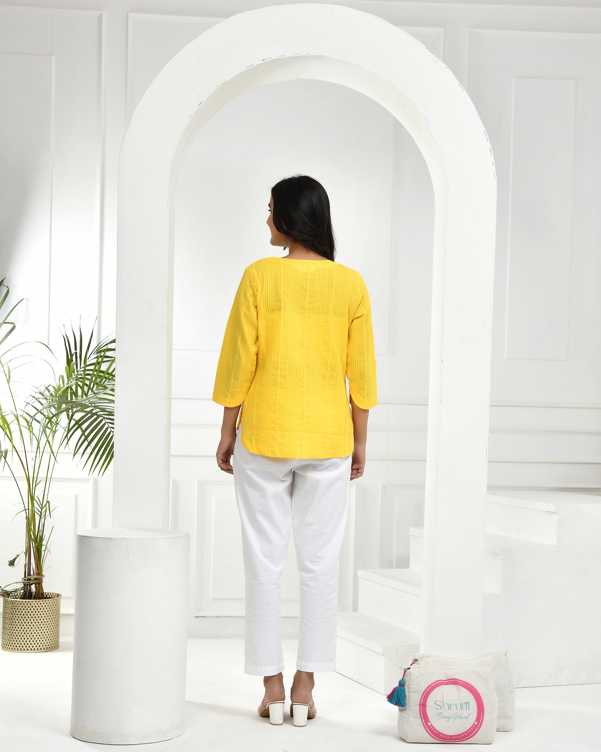 Yellow Everyday Cotton Top