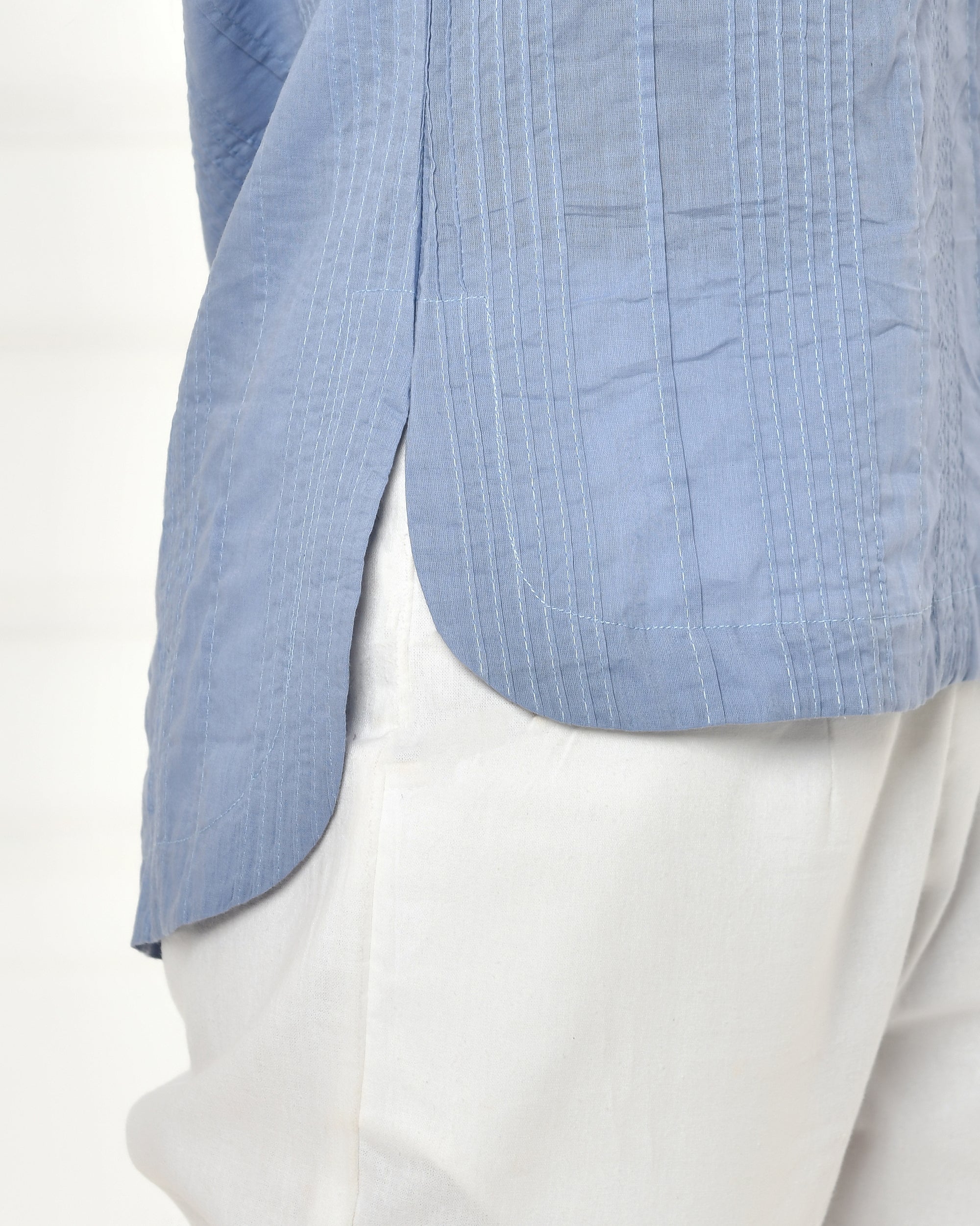 Sky Blue Everyday Cotton Top