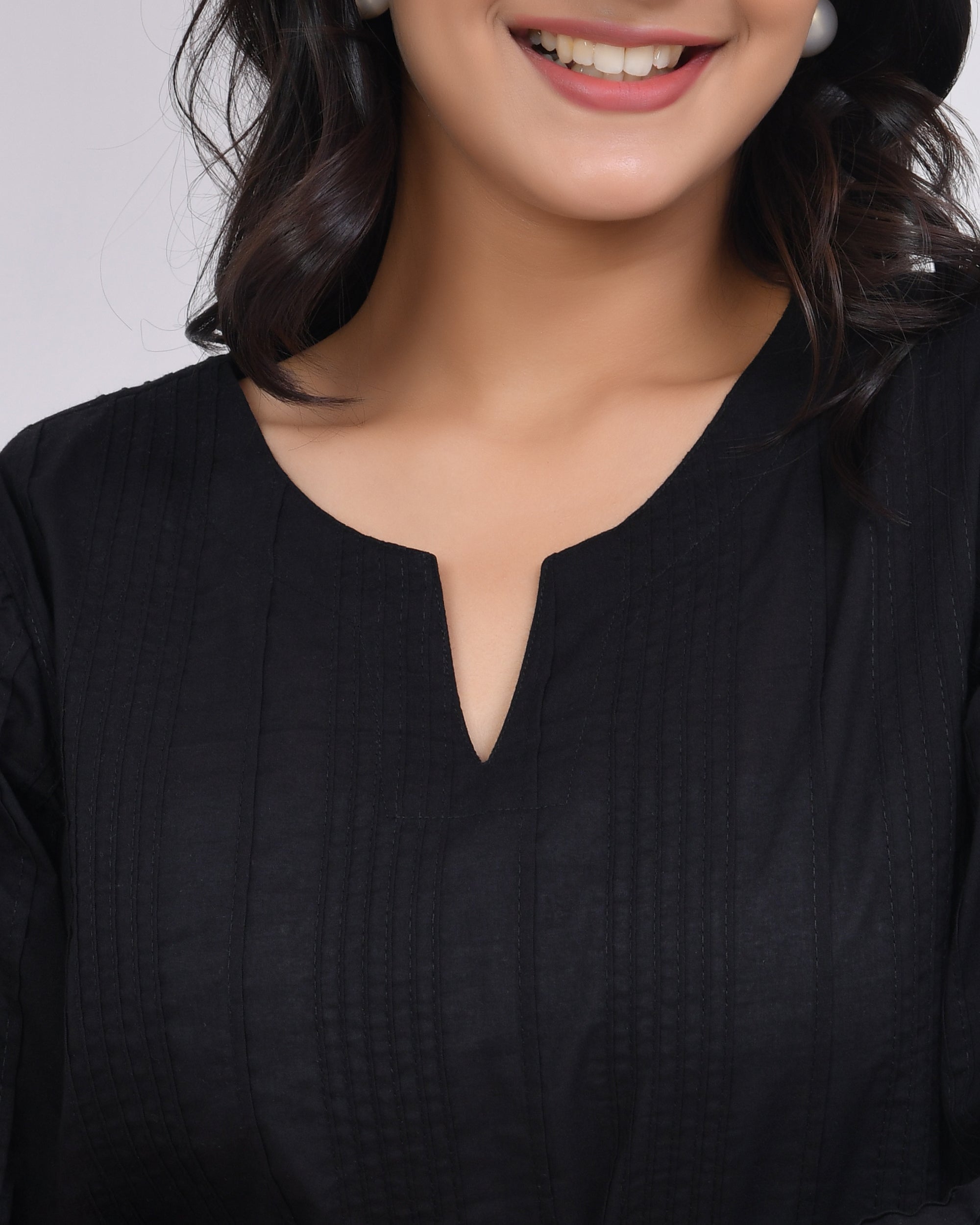 Kohl Black Everyday Cotton Top