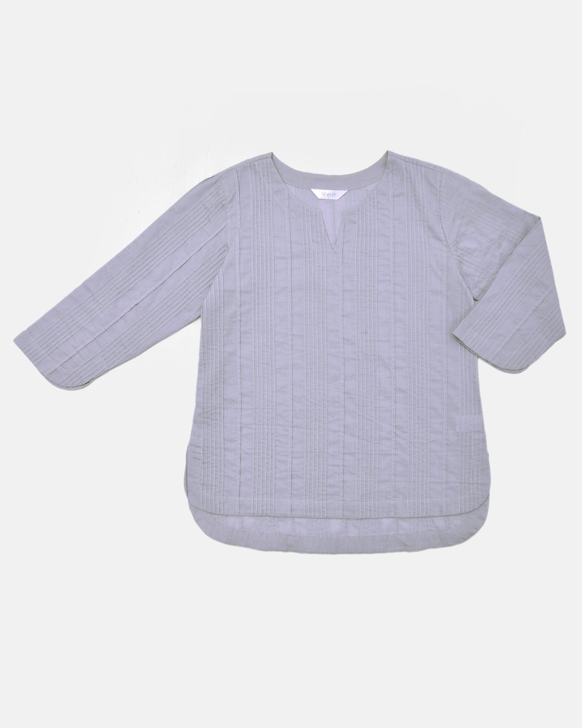 Light Grey Everyday Cotton Top