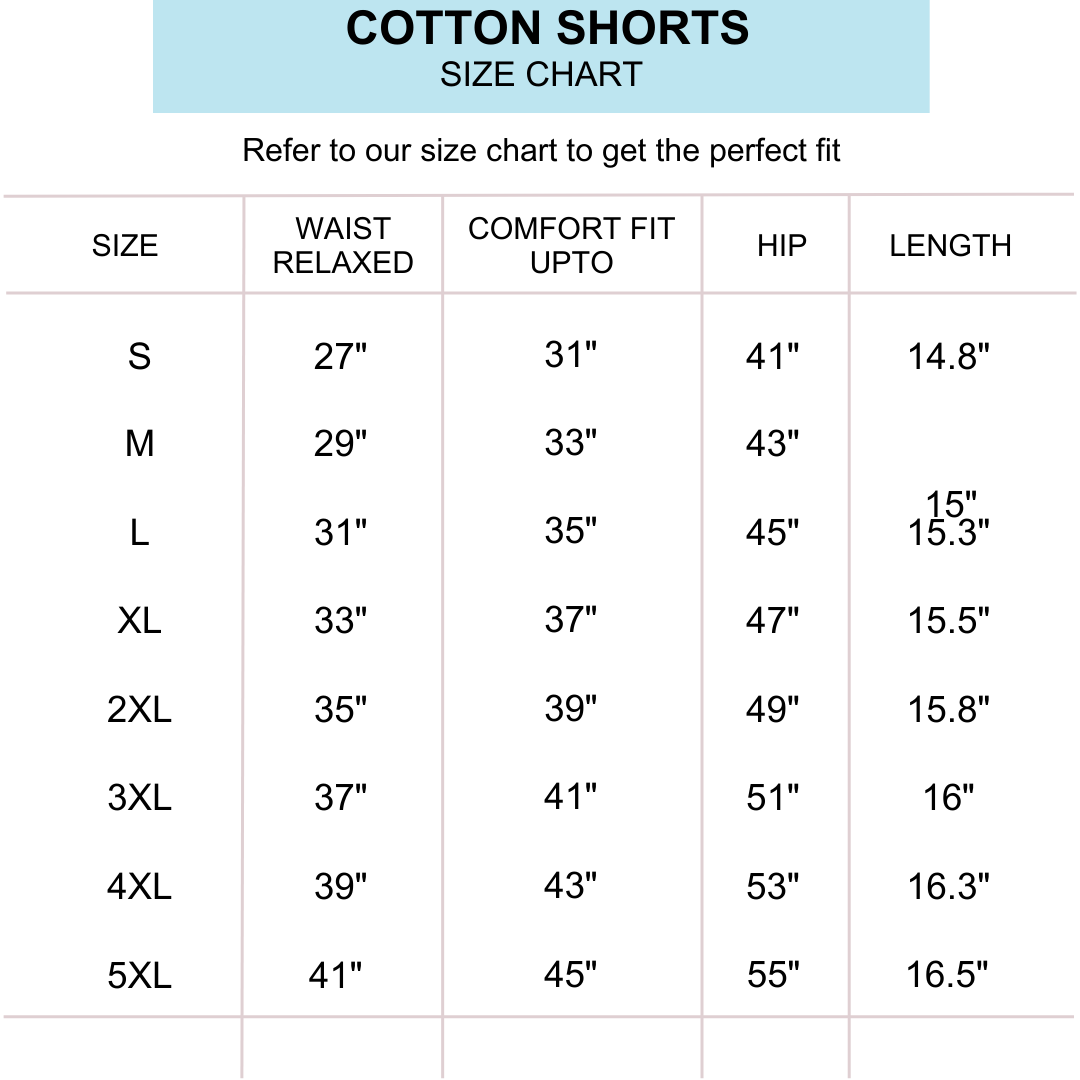 Snow White Cotton Shorts