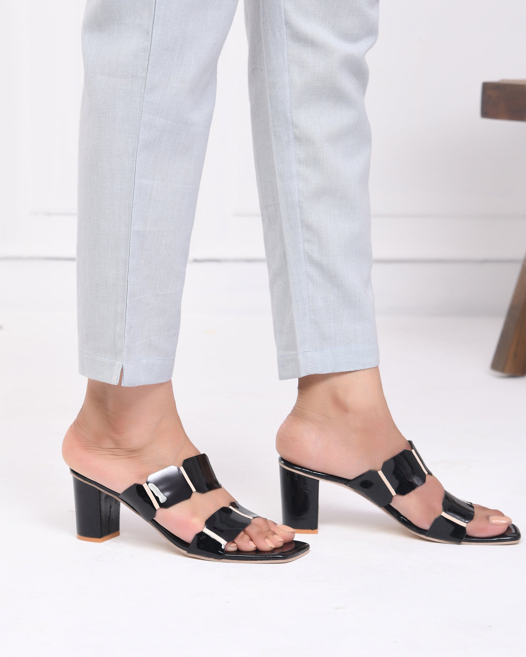 Light Grey Airy Linen Pants