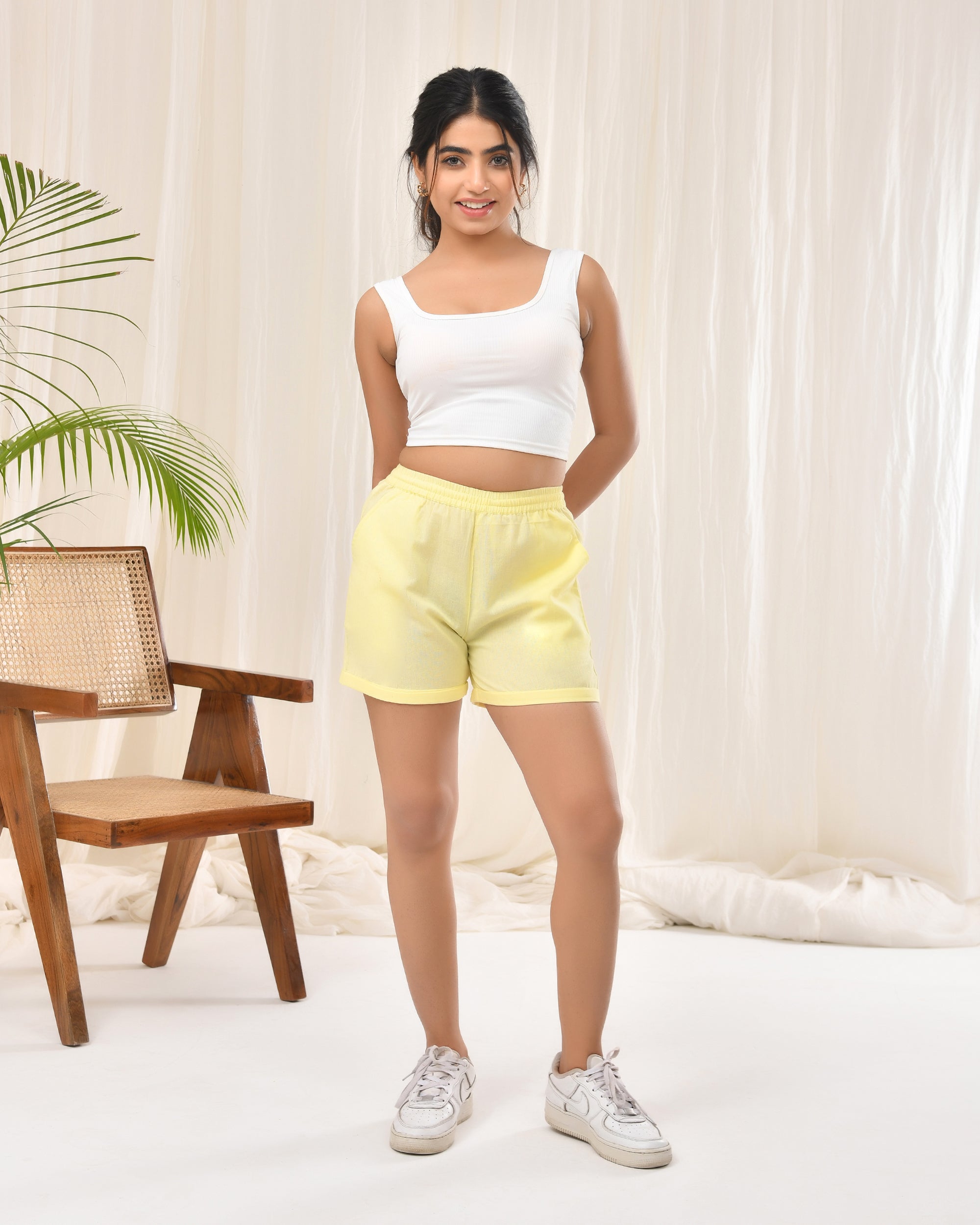 Lemonade Airy Linen Shorts