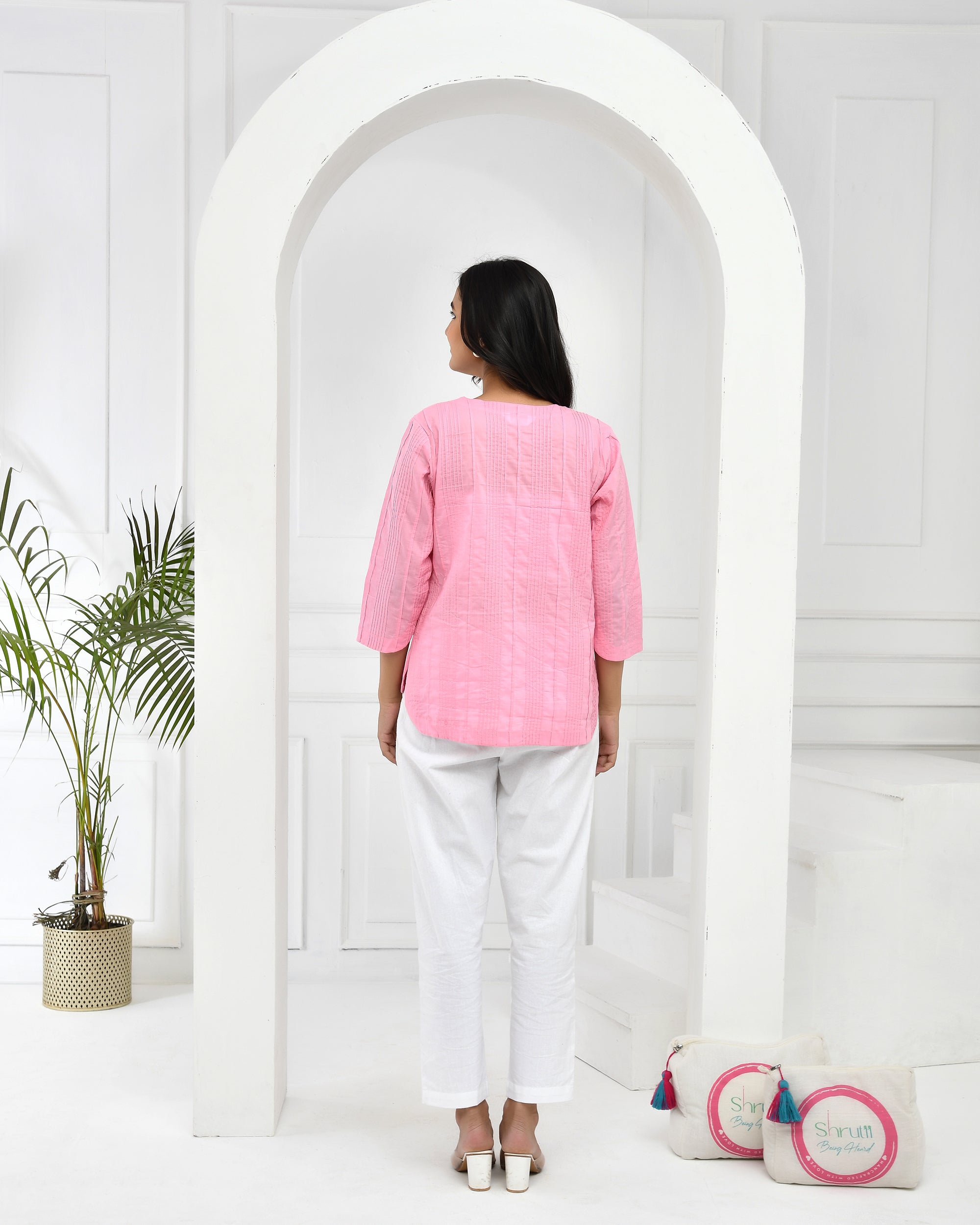 Baby Pink Everyday Cotton Top