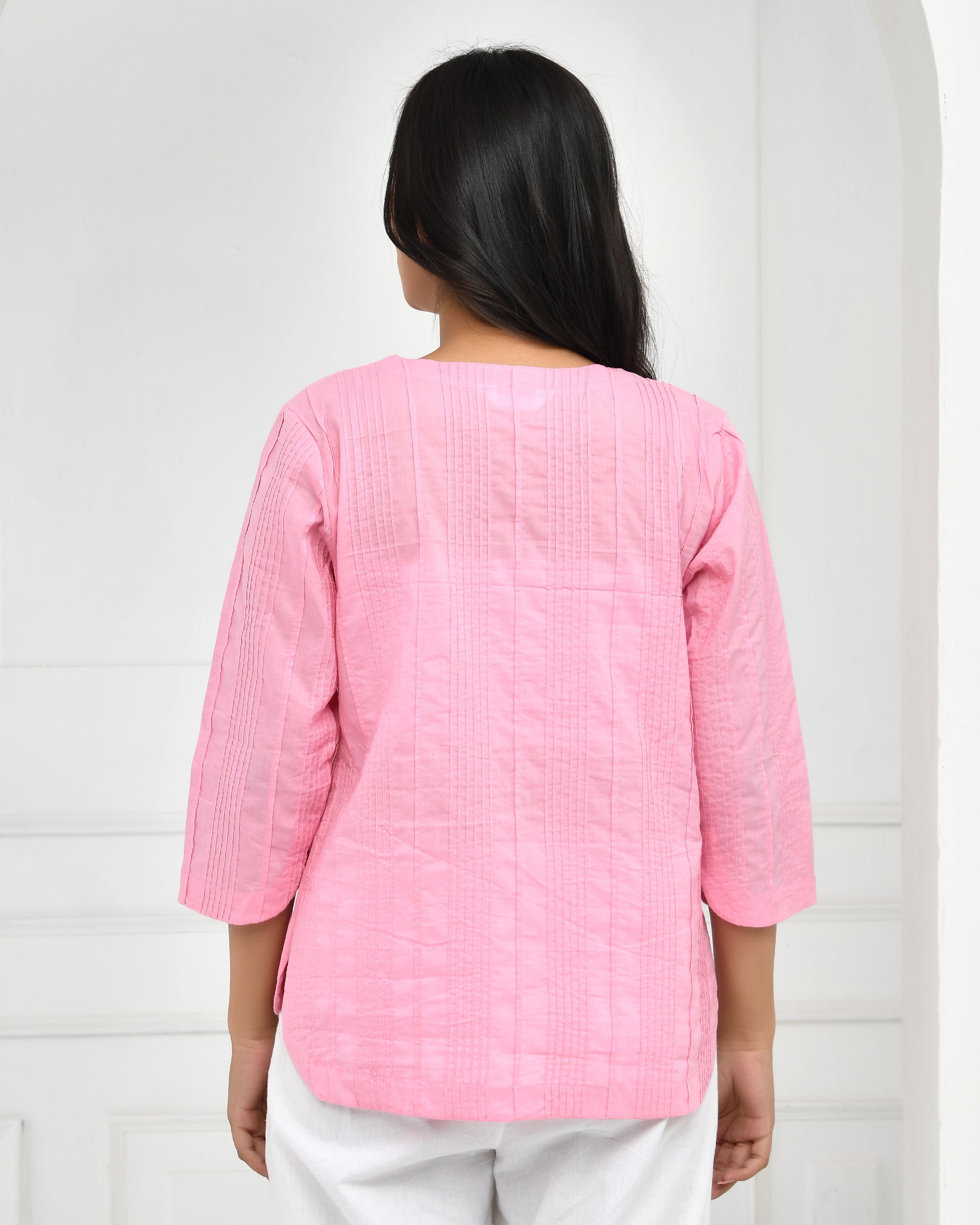 Baby Pink Everyday Cotton Top
