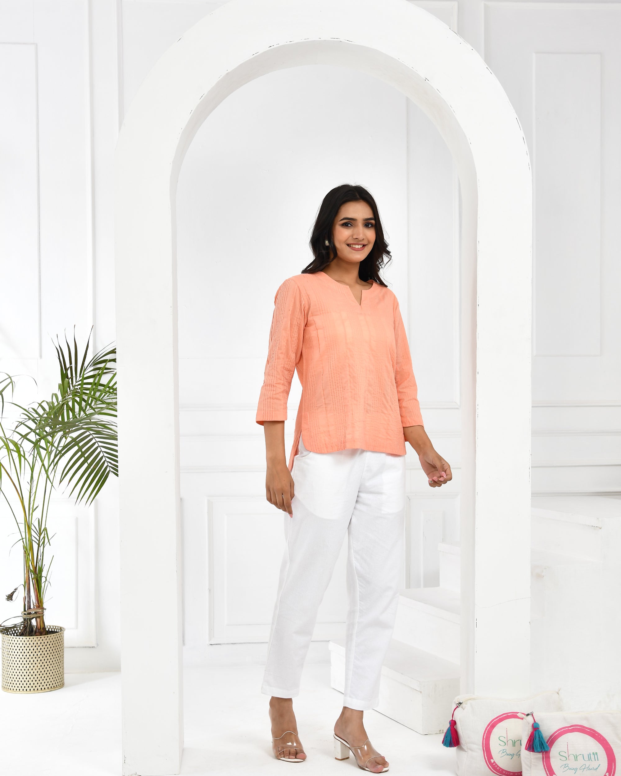 Peach Everyday Cotton Top