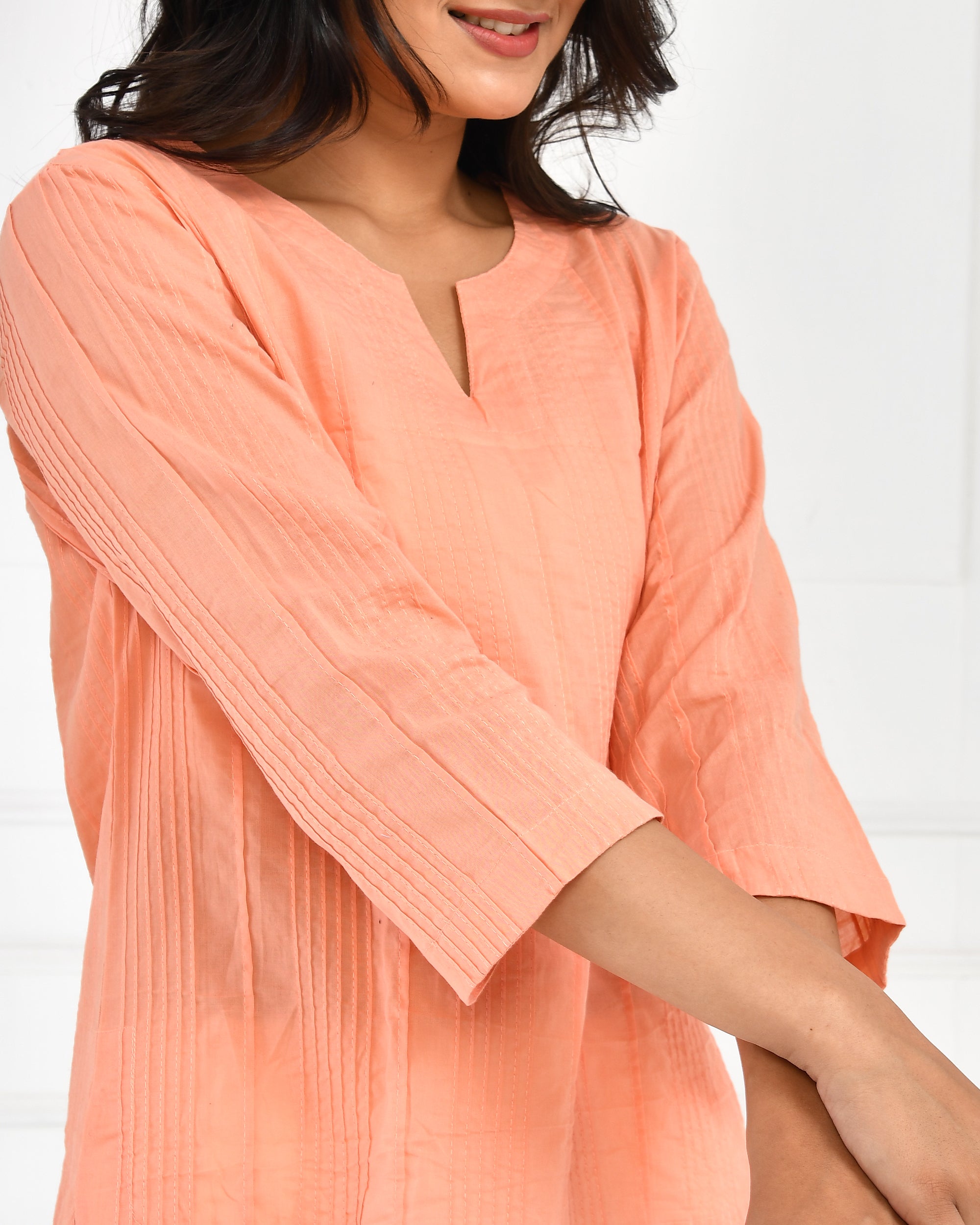 Peach Everyday Cotton Top