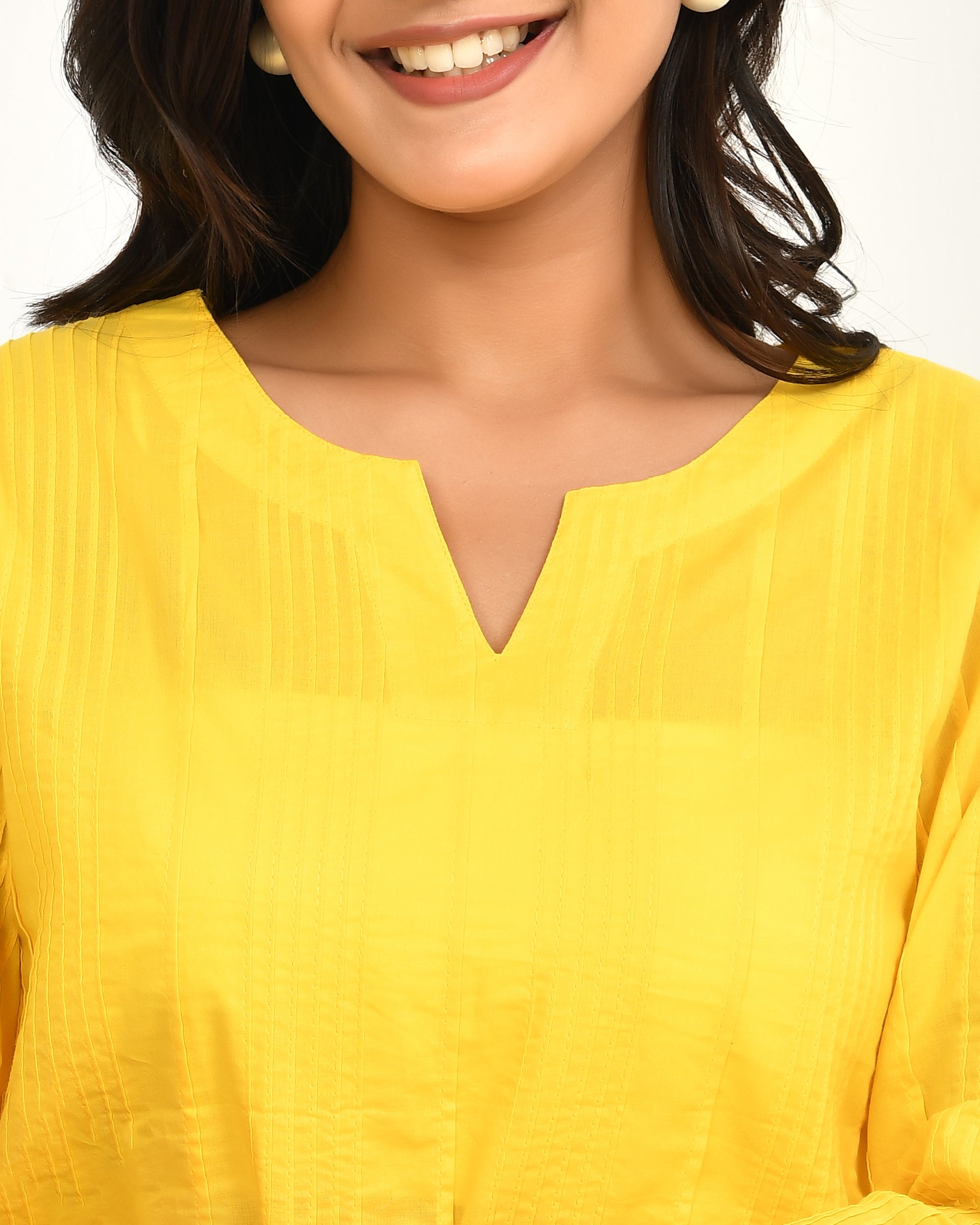 Yellow Everyday Cotton Top