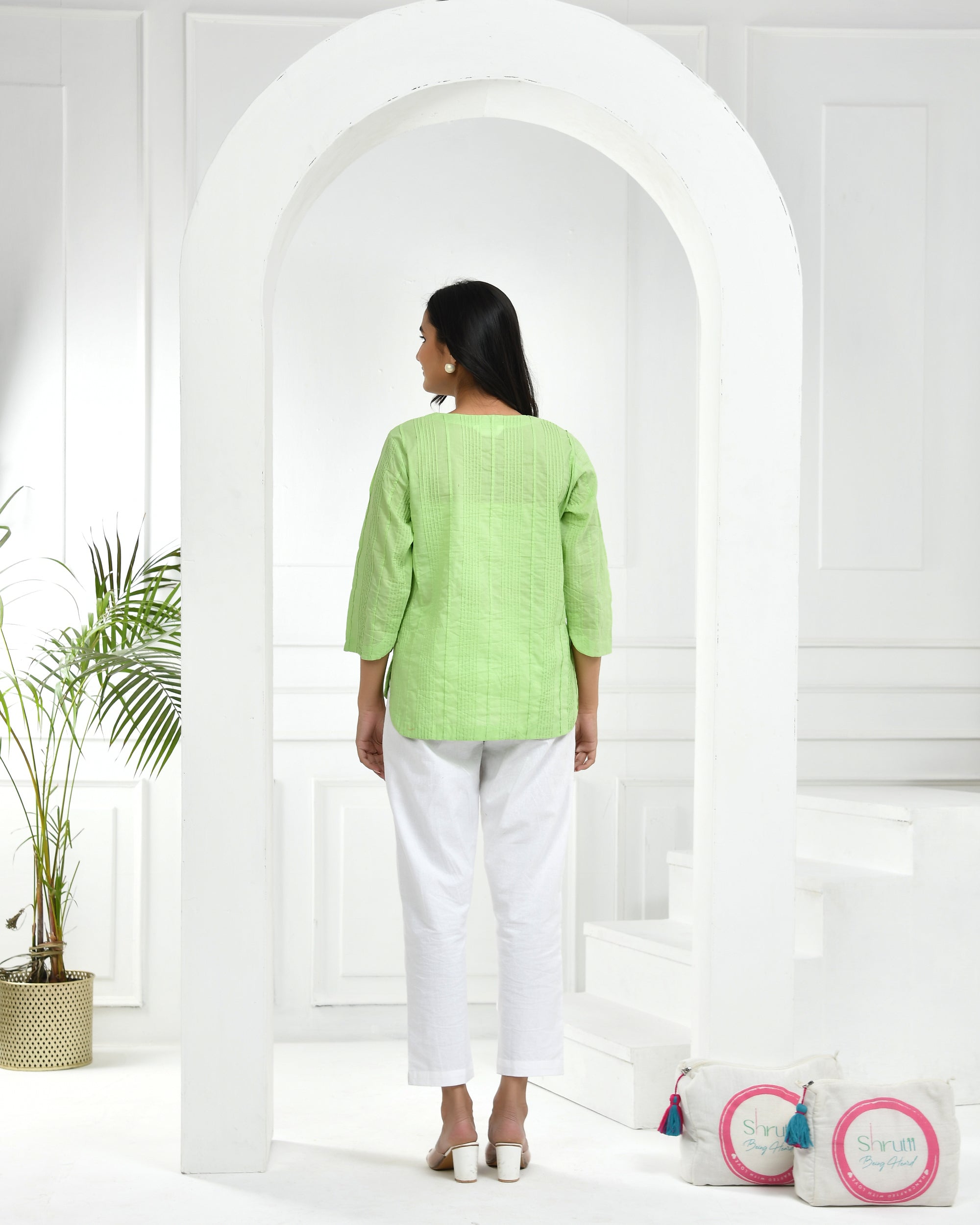 Lettuce Green Everyday Cotton Top