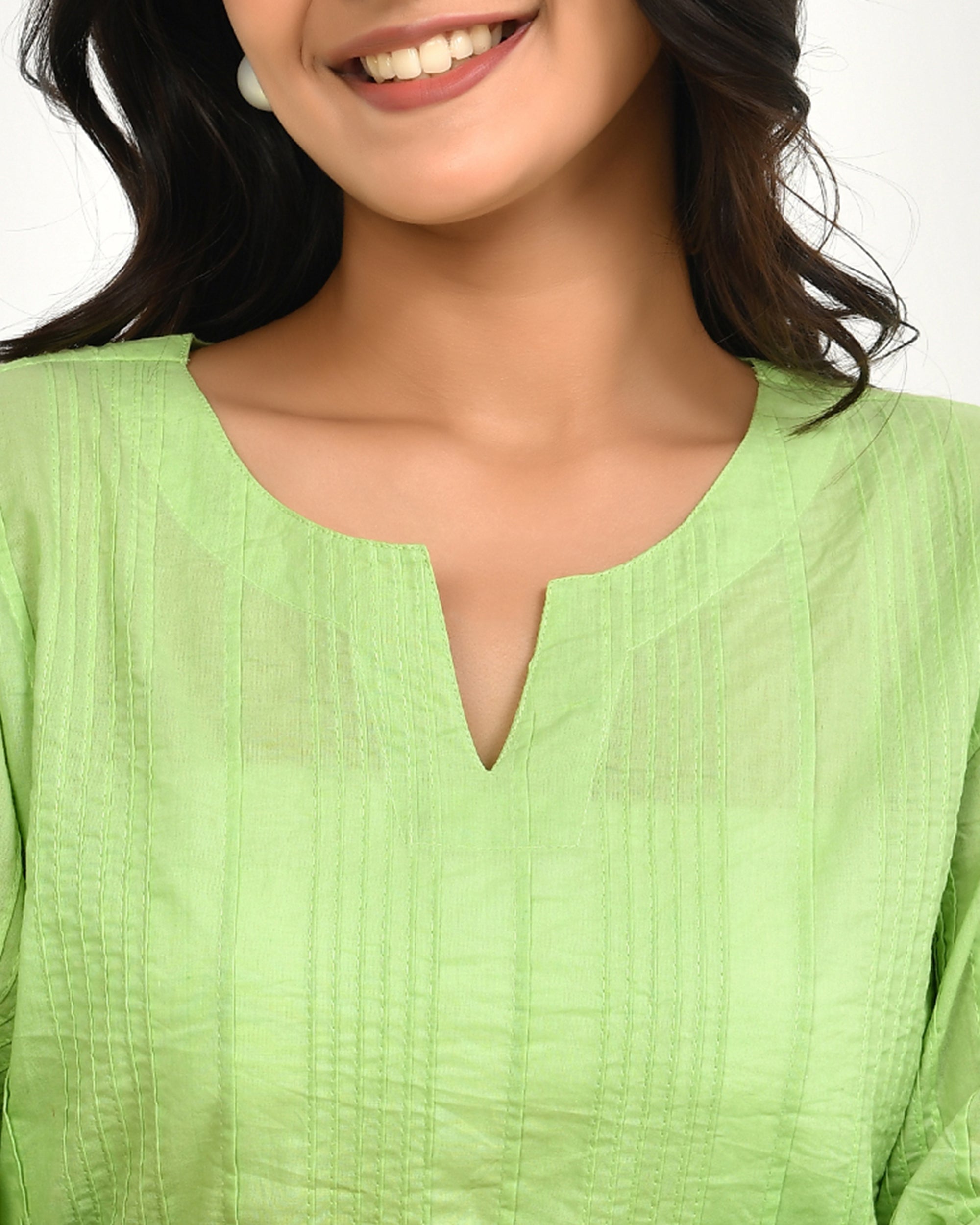 Lettuce Green Everyday Cotton Top